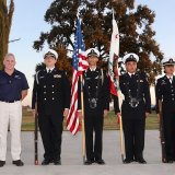 The Lemoore High School NJROTC Color Guard was in attendance Friday night.